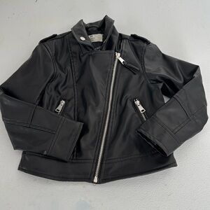 H&M Faux Leather Girls Jacket